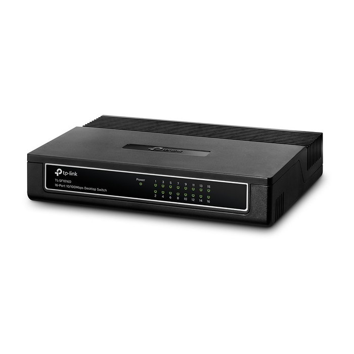 TP-Link TL-SF1016D Switch de red de 16 puertos Fast Ethernet 10/100 Mbps